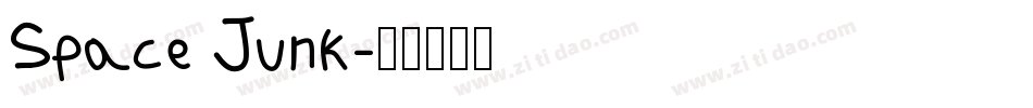 Space Junk字体转换